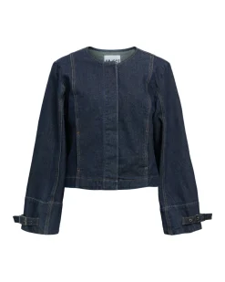 FLO denim jakke, mørkeblå