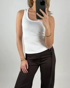 FRIDA top, hvid