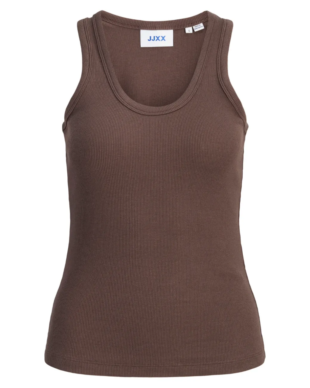 FRIDA top, mørkebrun