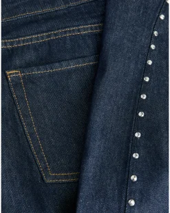 FUJI barrel jeans, mørkeblå
