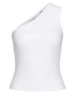FUNDA one shoulder top, hvid