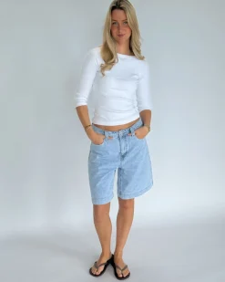 GEORGINA jorts, lyseblå