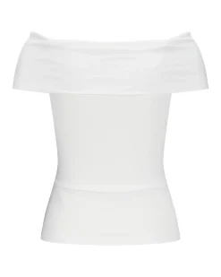 GIGI off shoulder top, hvid