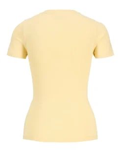 GIGI V-hals t-shirt, gul