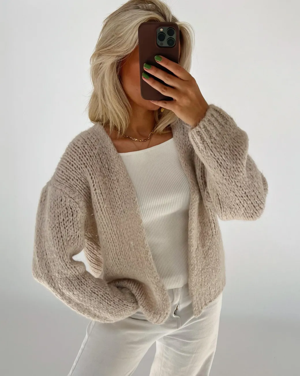 GINA cardigan, beige