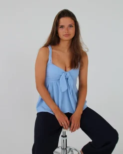GITTE top, blå