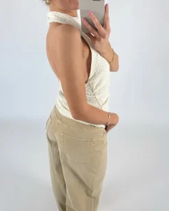 GRACIE top, creme