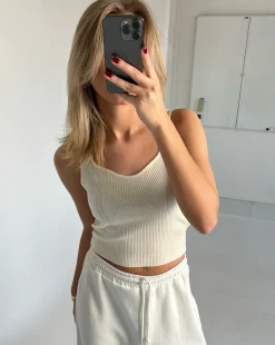 GRY top, creme