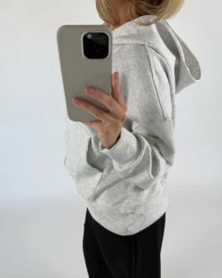 HEIDI zip hoodie, grå