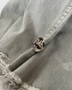 HENNY ring, sølvfarvet