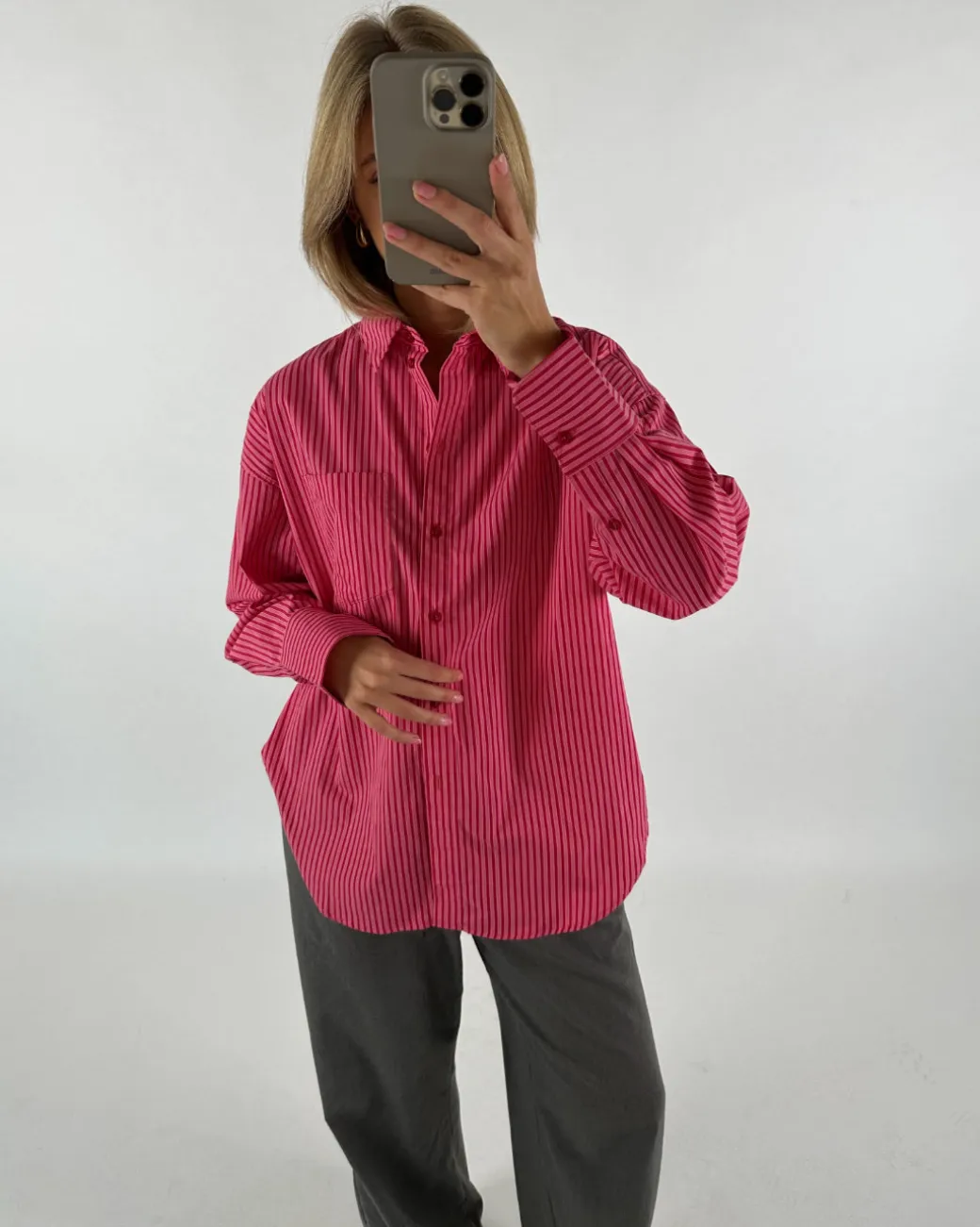 JAMIE skjorte, pink