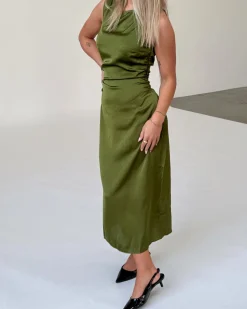JANE kjole, grøn