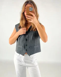 JANNI vest, grå