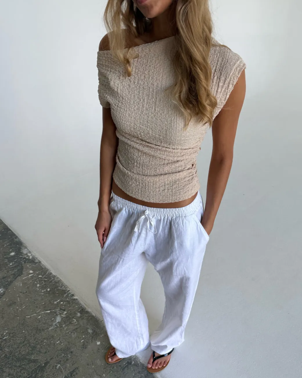 JOLIE top, beige