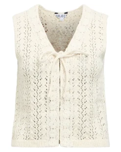 JOLIN strik top, beige