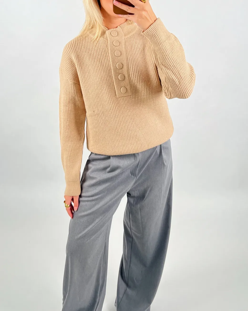 JORUN strik, beige
