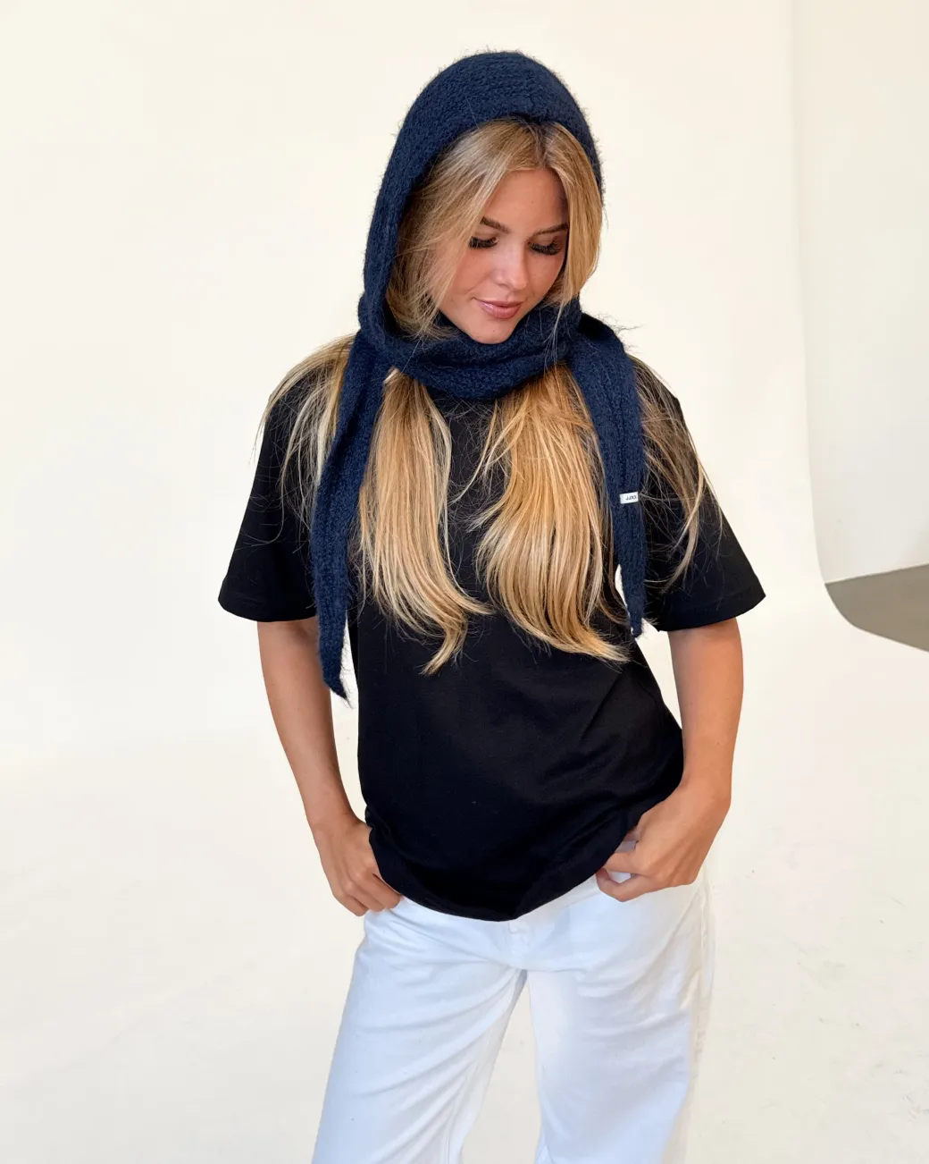 KATHERINE balaclava tørklæde, navy