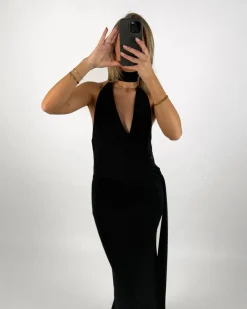 KATYA maxi kjole, sort