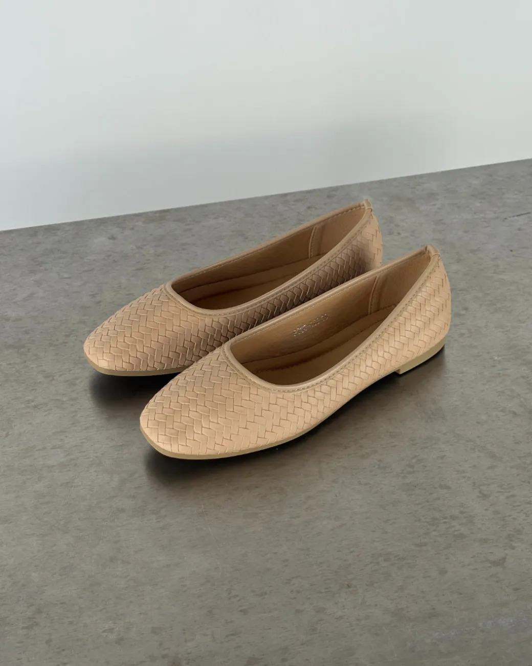 KENZIE flet ballerinaer, beige