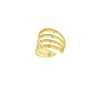 KENZIE ring, guldfarvet