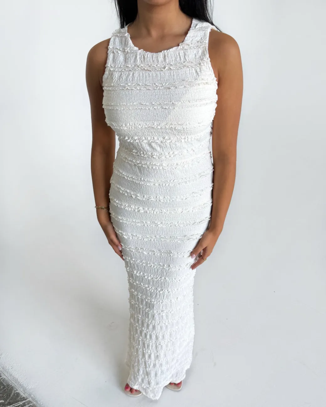 KIMBERLY kjole, creme