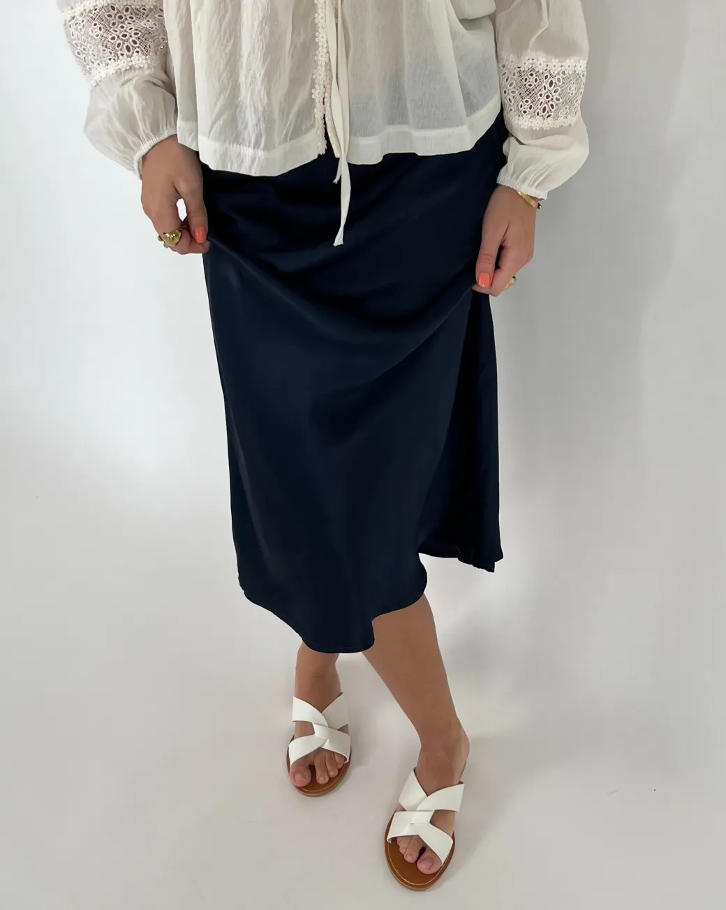 KLARA nederdel, navy