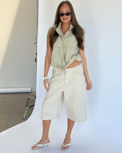 KYOTO jorts, beige