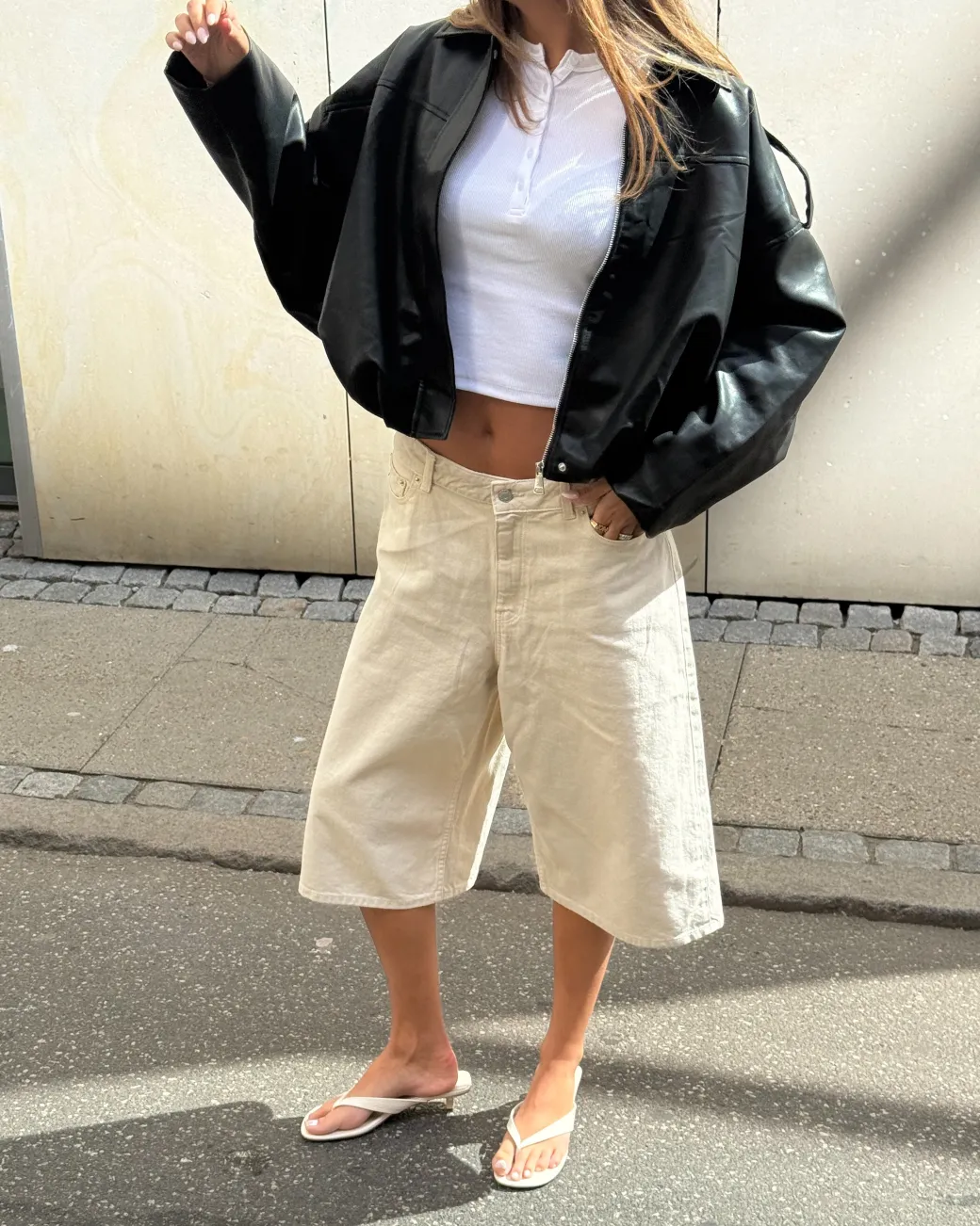 KYOTO jorts, beige