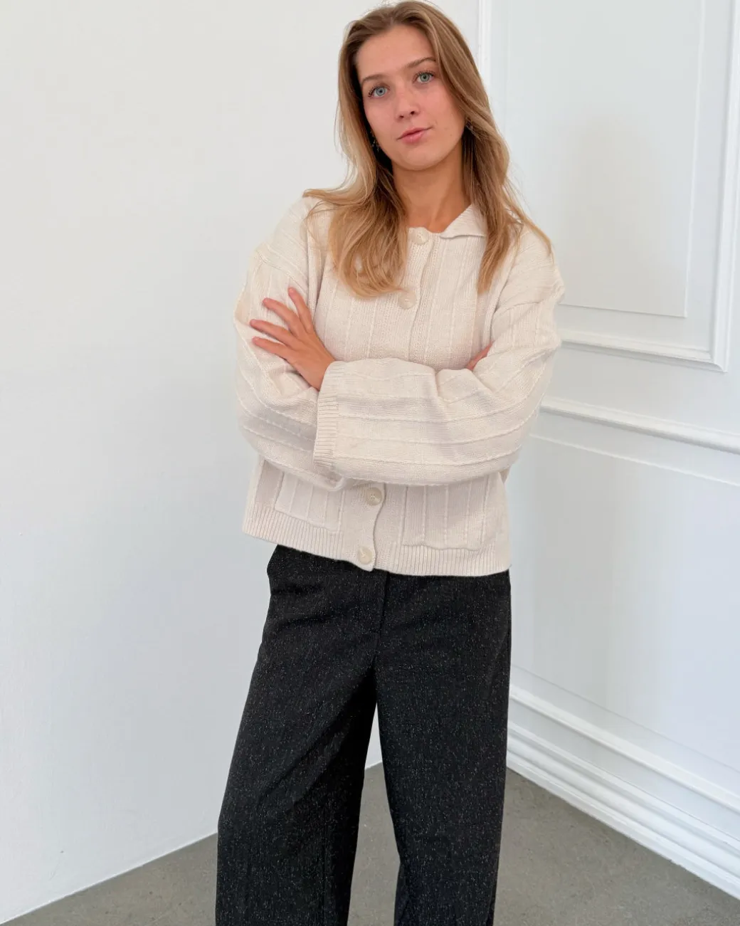 LACEY cardigan, creme