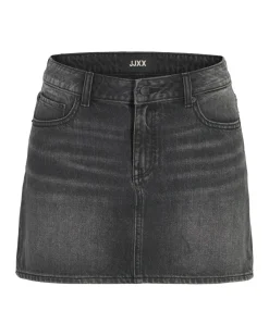 LAURA nederdel denim, vasket sort
