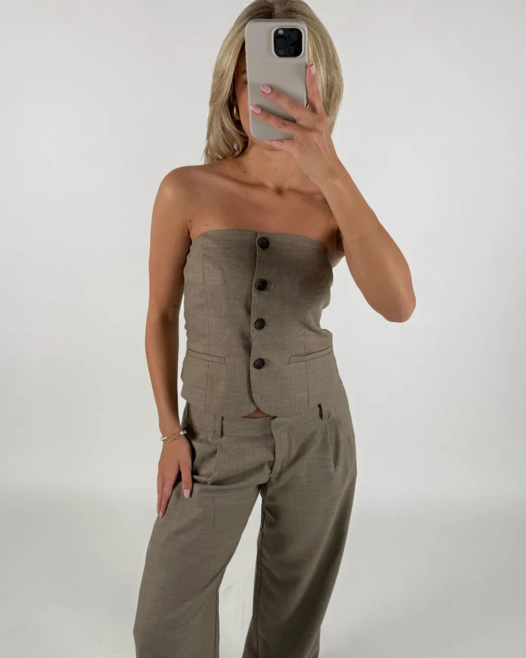 LELA top, beige