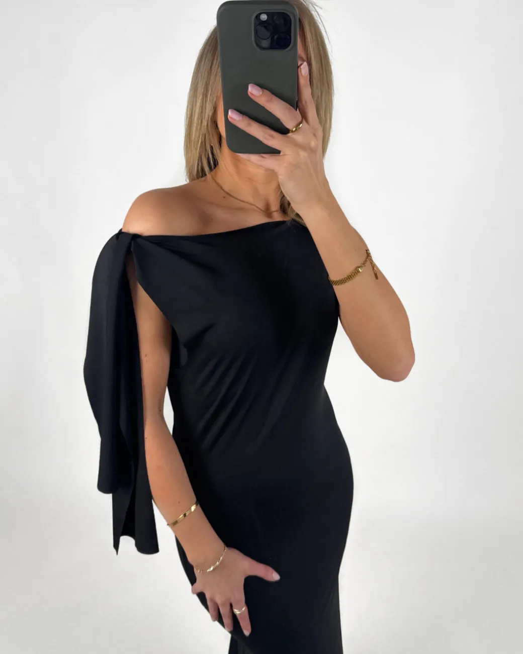 LILJA maxi kjole, sort