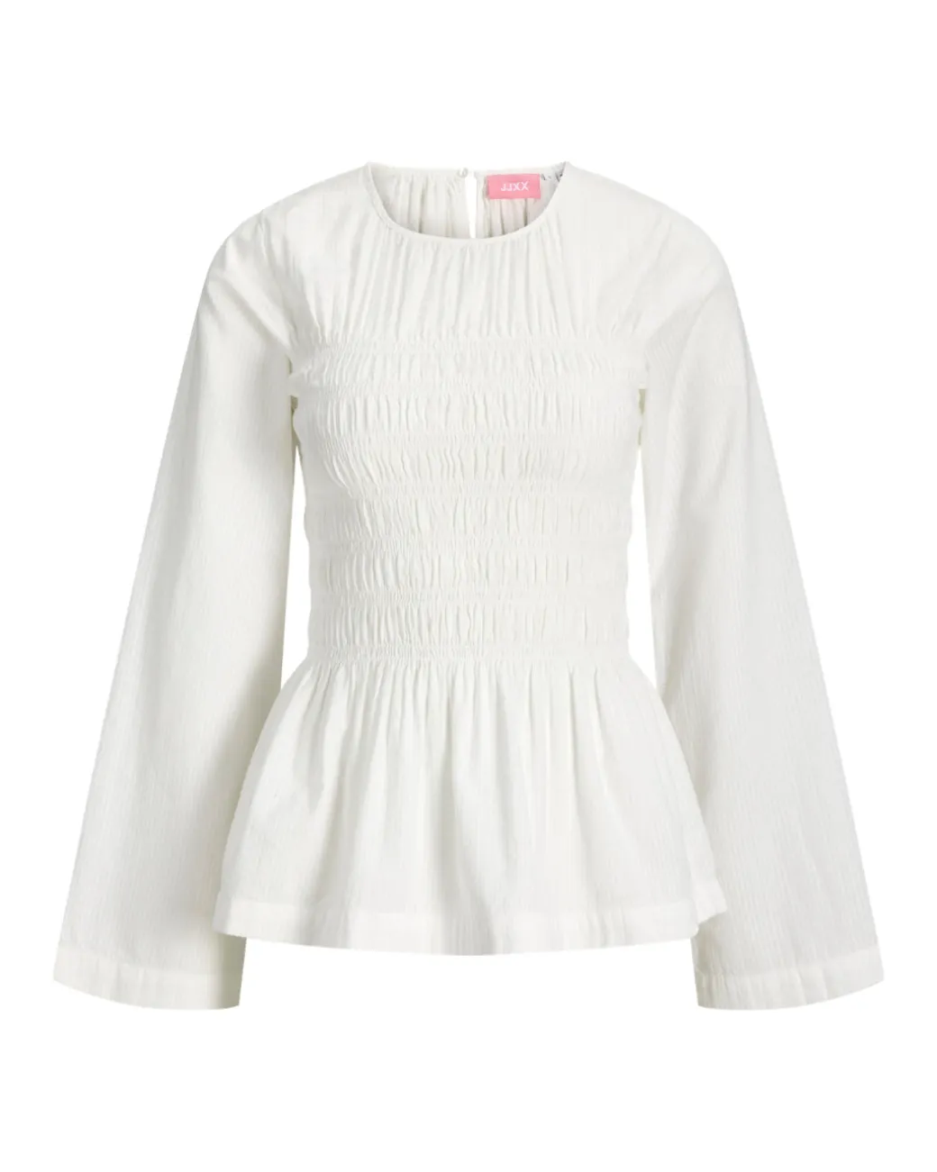 LINA smock bluse, hvid