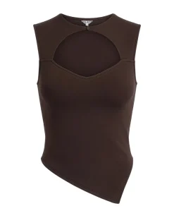 LINA top, brun