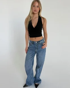 LORELEI top, sort