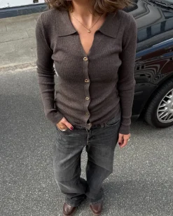 LUCCE cardigan, brun