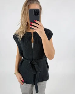 LUELLA vest, sort