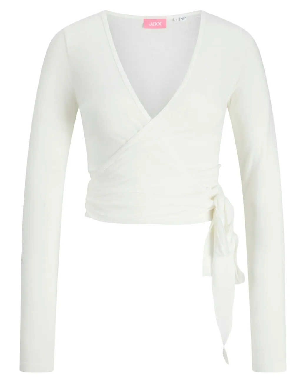 LUNA wrap bluse, hvid