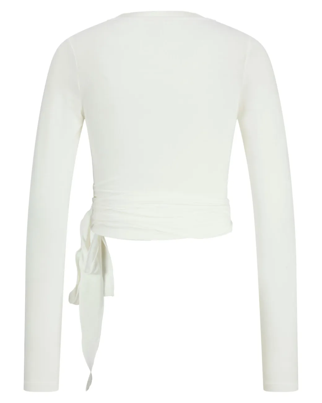 LUNA wrap bluse, hvid