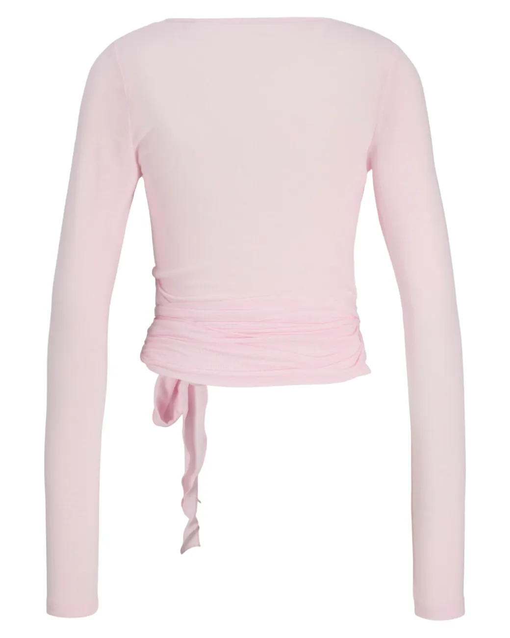 LUNA wrap bluse, lyserød