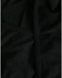 LUNA wrap bluse, sort