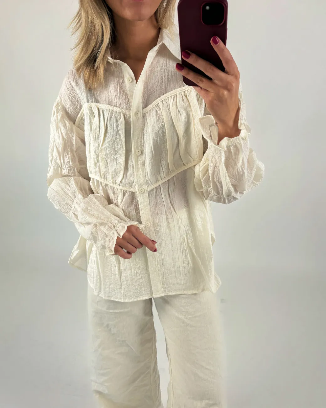 LYLAH bluse, creme