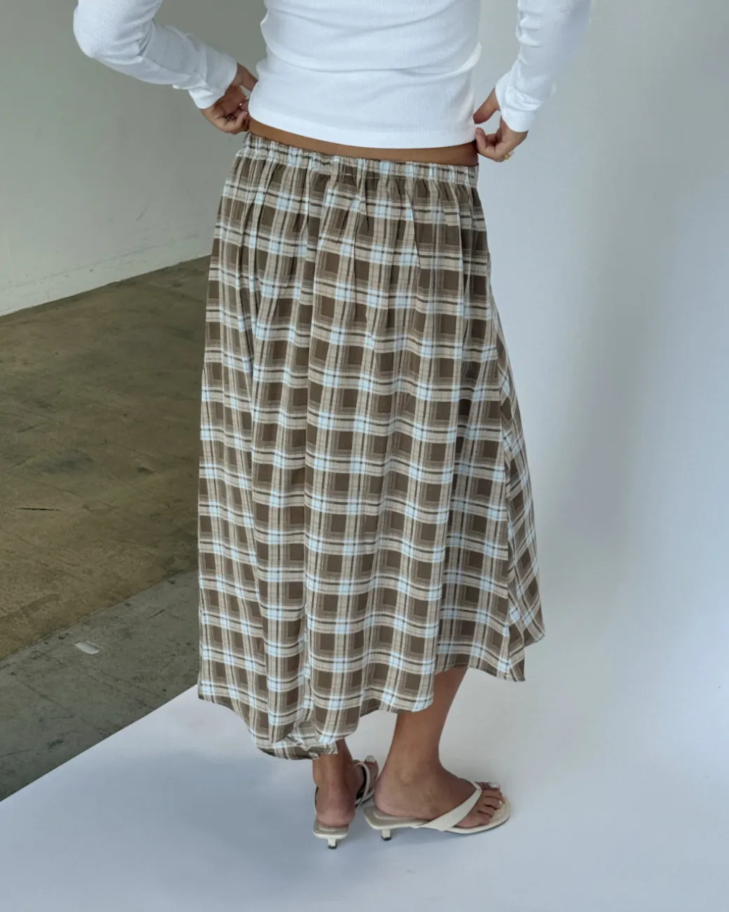 LYNN nederdel, beige