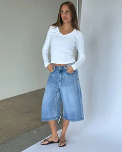 MADDIE denim jorts, blå