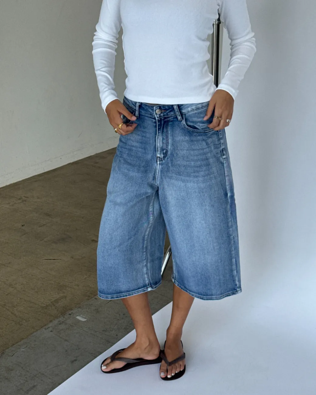 MADDIE denim jorts, blå