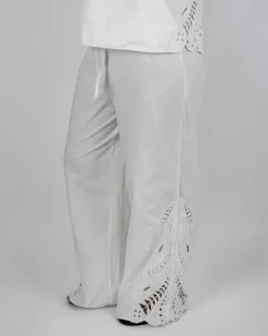 MADIA wide leg bukser, hvid