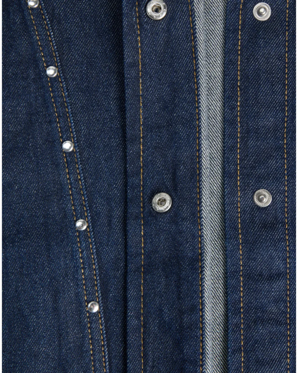 MAE denim top, mørkeblå