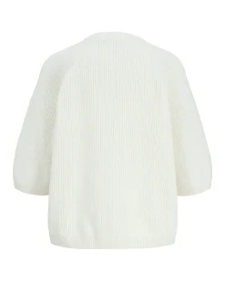 MARGE strik t-shirt, hvid