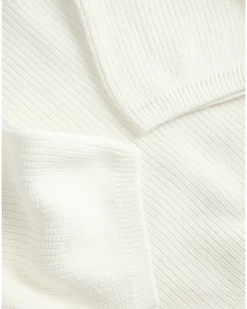 MARGE strik t-shirt, hvid