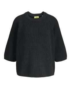MARGE strik t-shirt, sort